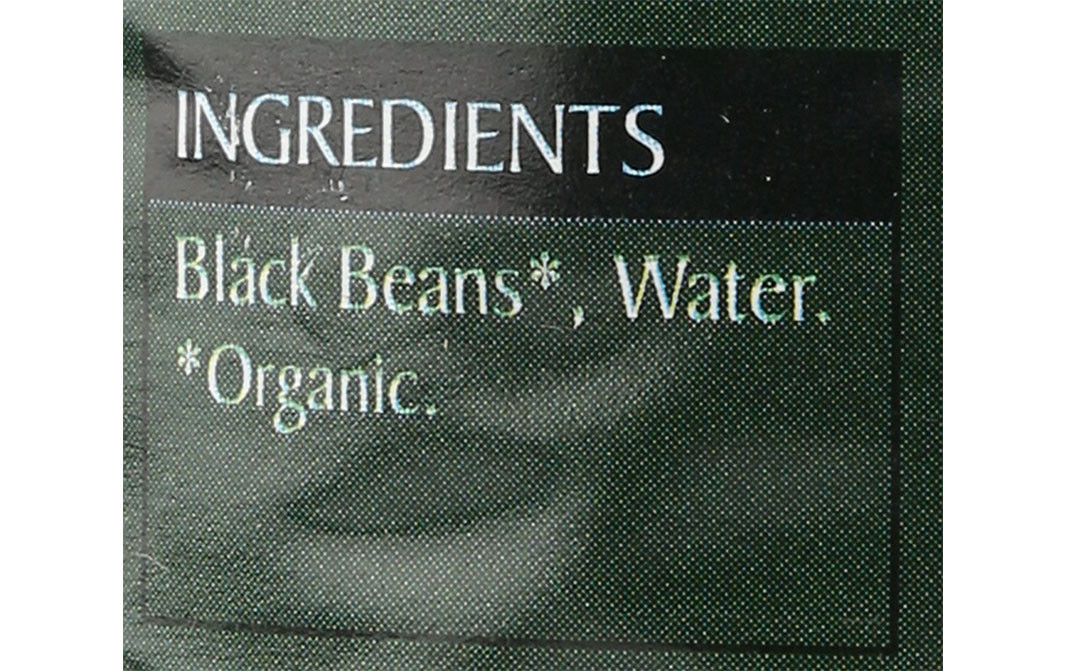 Epicure Organic Black Beans In Water With No Added Salt   Tin  400 grams